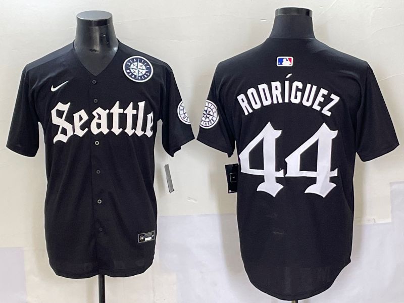 Men 2025 Seattle Mariners #44 Rodriguez Five generations Joint Name Nike MLB Jersey style 11->seattle mariners->MLB Jersey